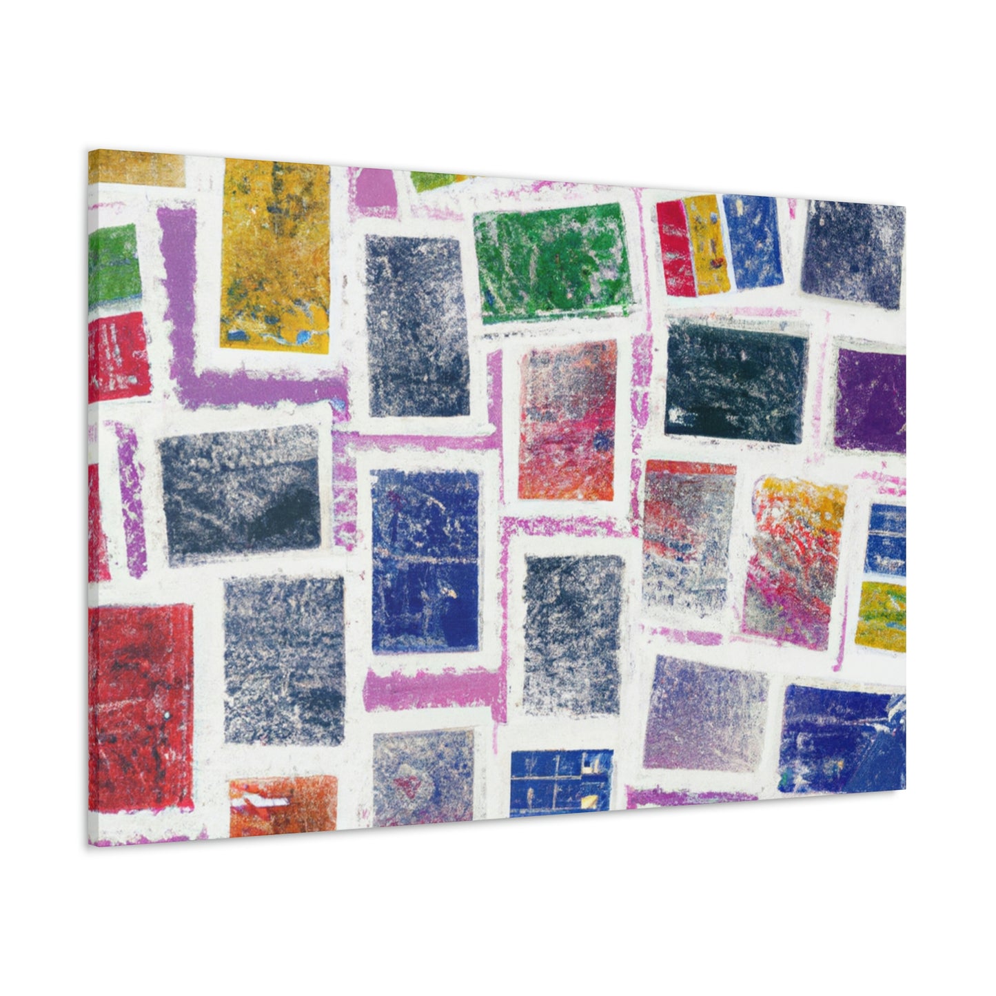 "Cultural Celebrations" - Postage Stamp Collector Canvas Wall Art