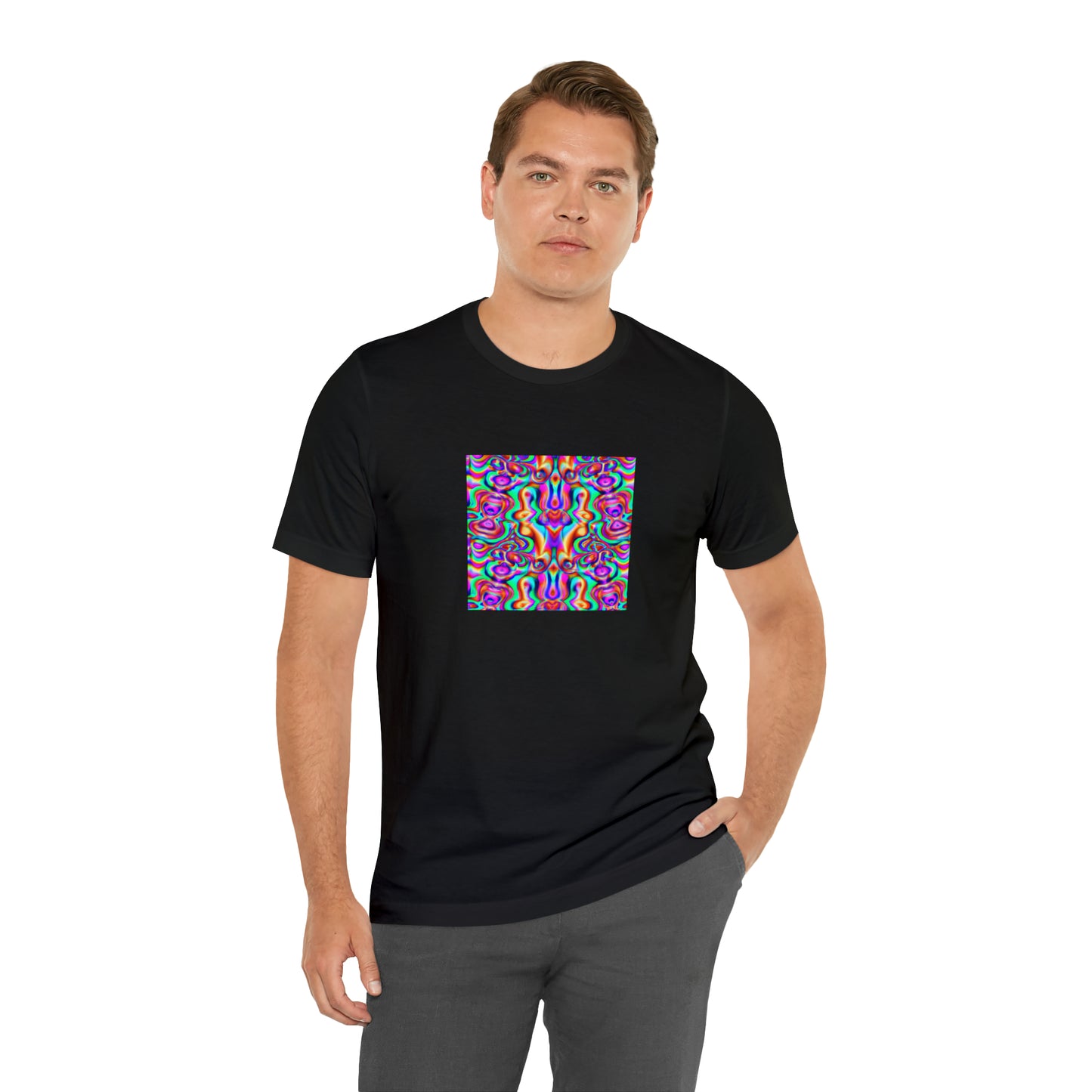 Sally May Montgomery - - Psychedelic Trippy Pattern Tee Shirt