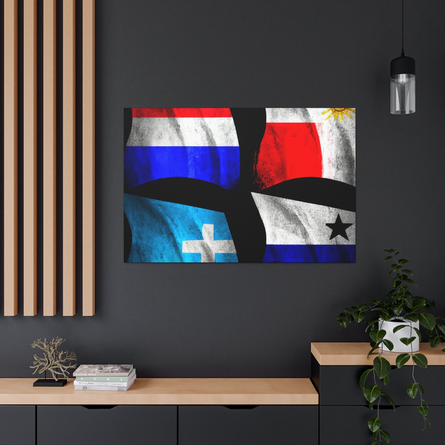 Charlotte Bisset, Flag Designer - Flags Of The World Canvas Wall Art