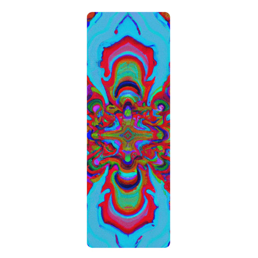 Satori Starflower - Psychedelic Yoga Exercise Workout Mat - 24″ x 68"