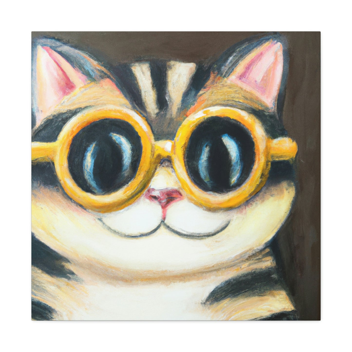 Freddie "Fluff 'n' Stuff" Fuzzles - Cat Lovers Canvas Wall Art