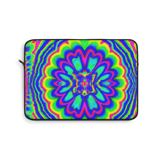 Oldy McSocky - Psychedelic Laptop Computer Sleeve Storage Case Bag