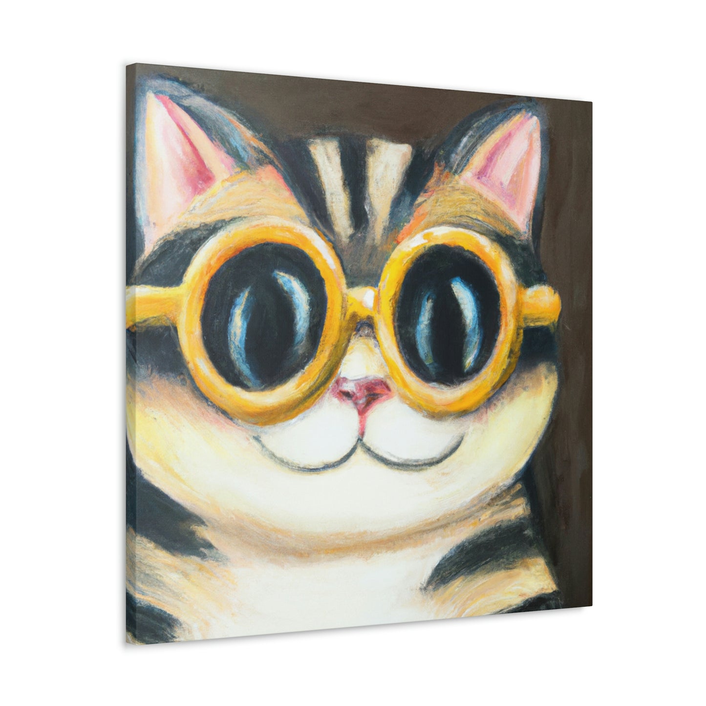 Freddie "Fluff 'n' Stuff" Fuzzles - Cat Lovers Canvas Wall Art