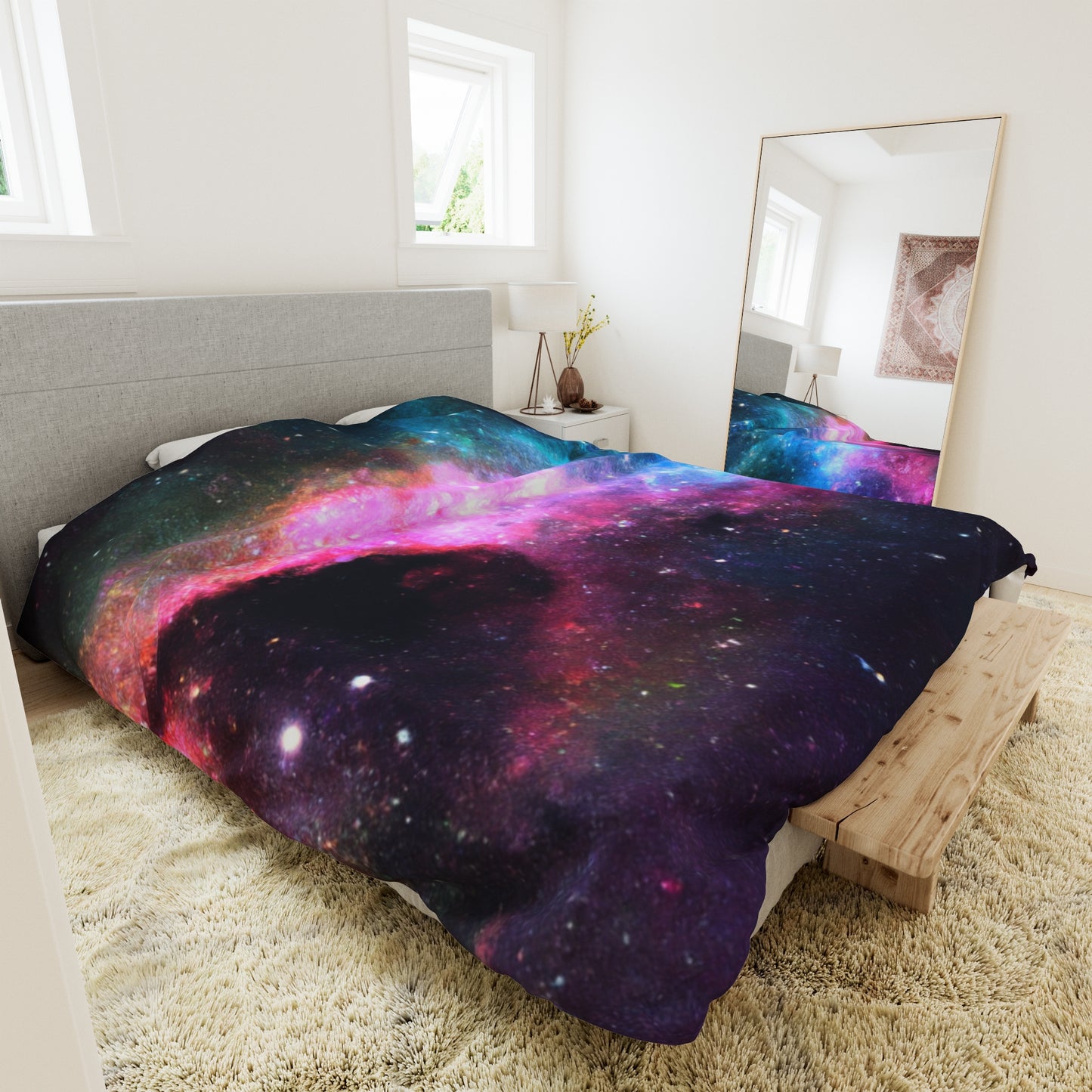 Dreams of the Atomic Age - Astronomy Duvet Bed Cover