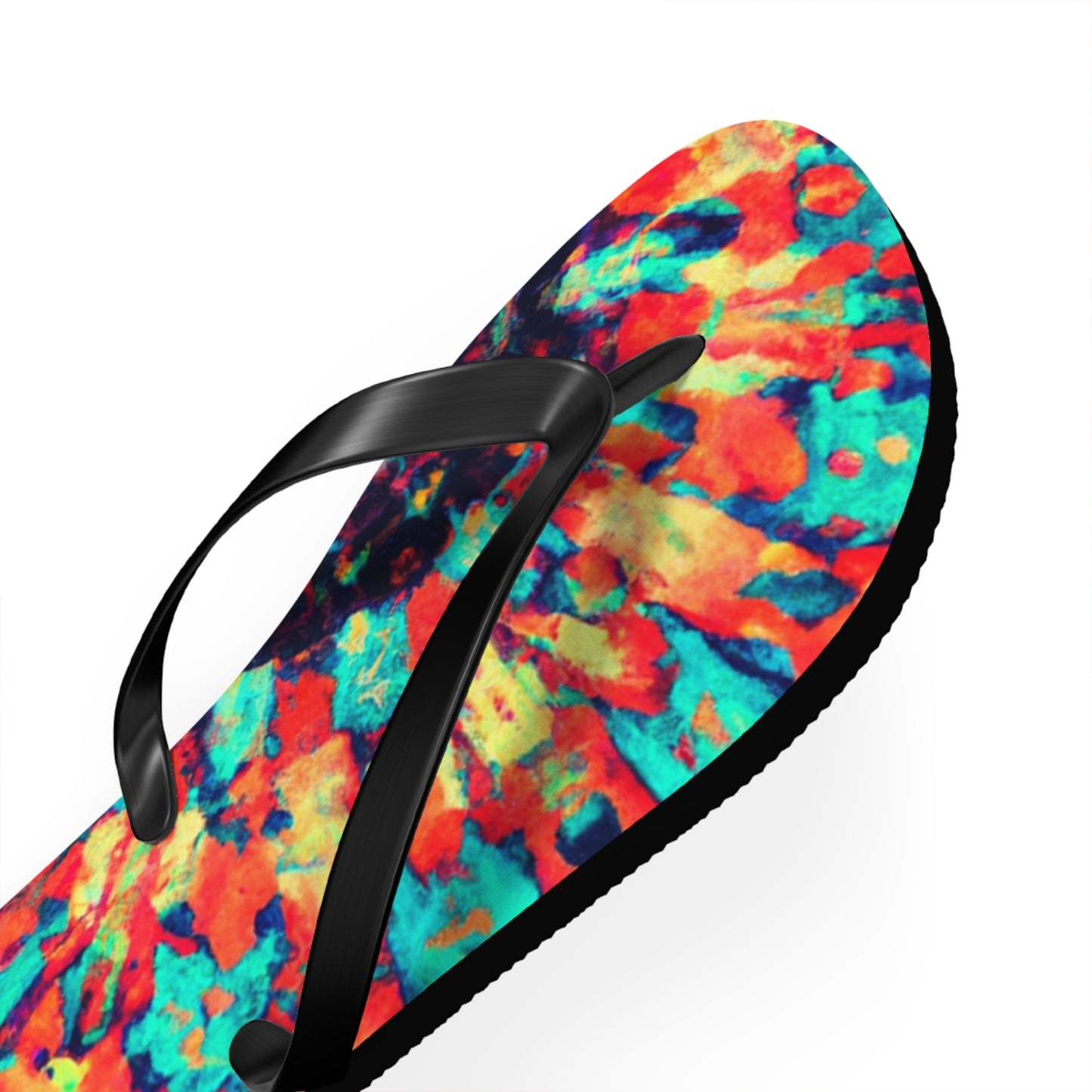 Ebeneezer Footman. - Psychedelic Trippy Flip Flop Beach Sandals