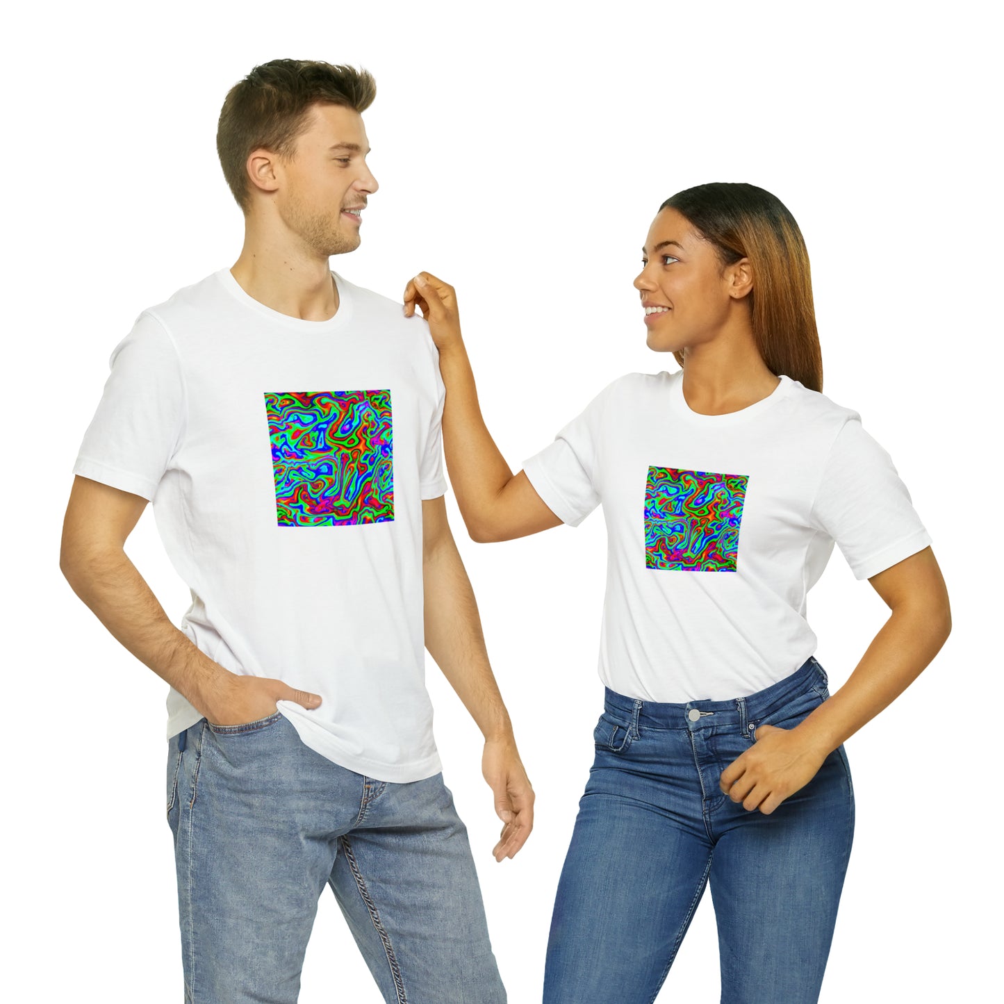 Coco Fashions - Psychedelic Trippy Pattern Tee Shirt