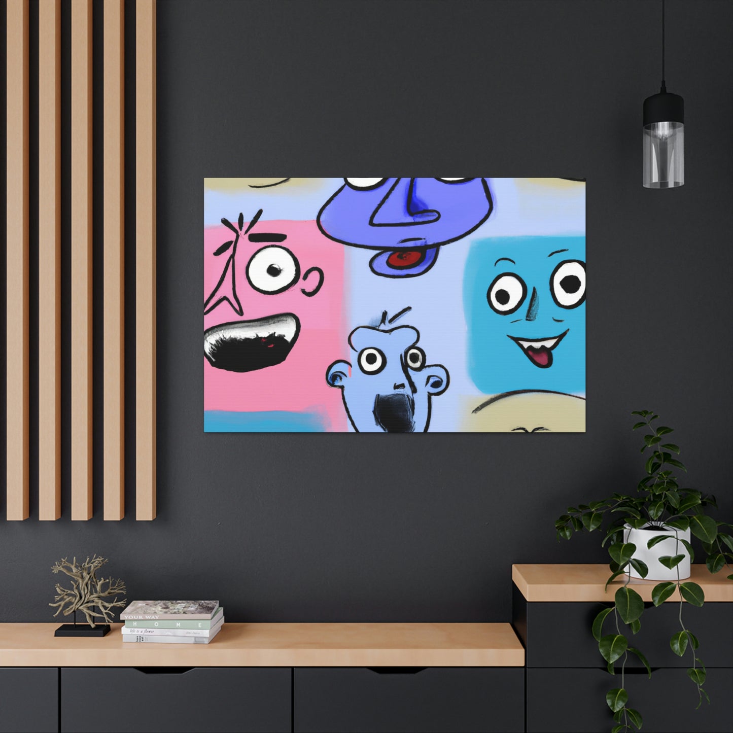 Gwendolyn Jenkins - Cartoon Collector Canvas Wall Art