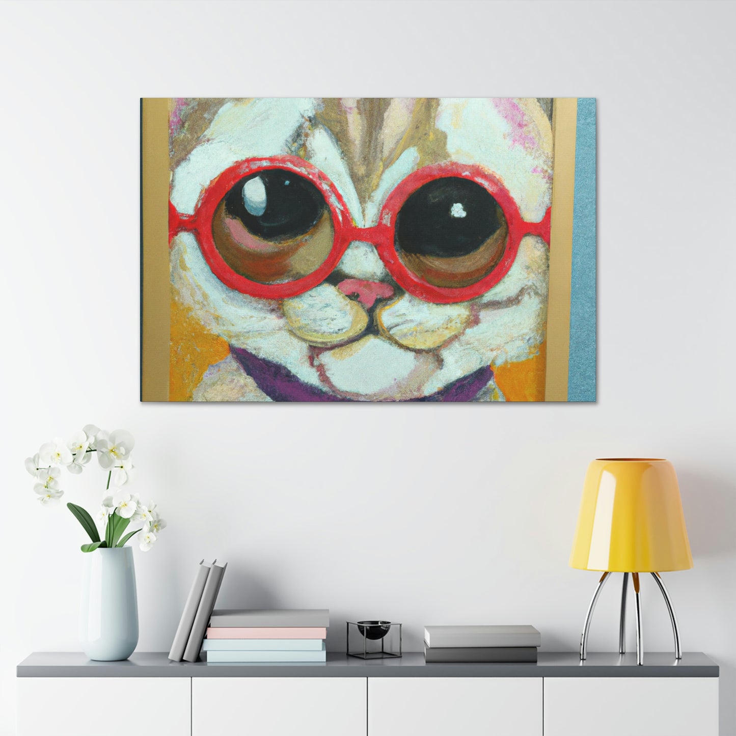 Rocky Tabbycat - Cat Lovers Canvas Wall Art