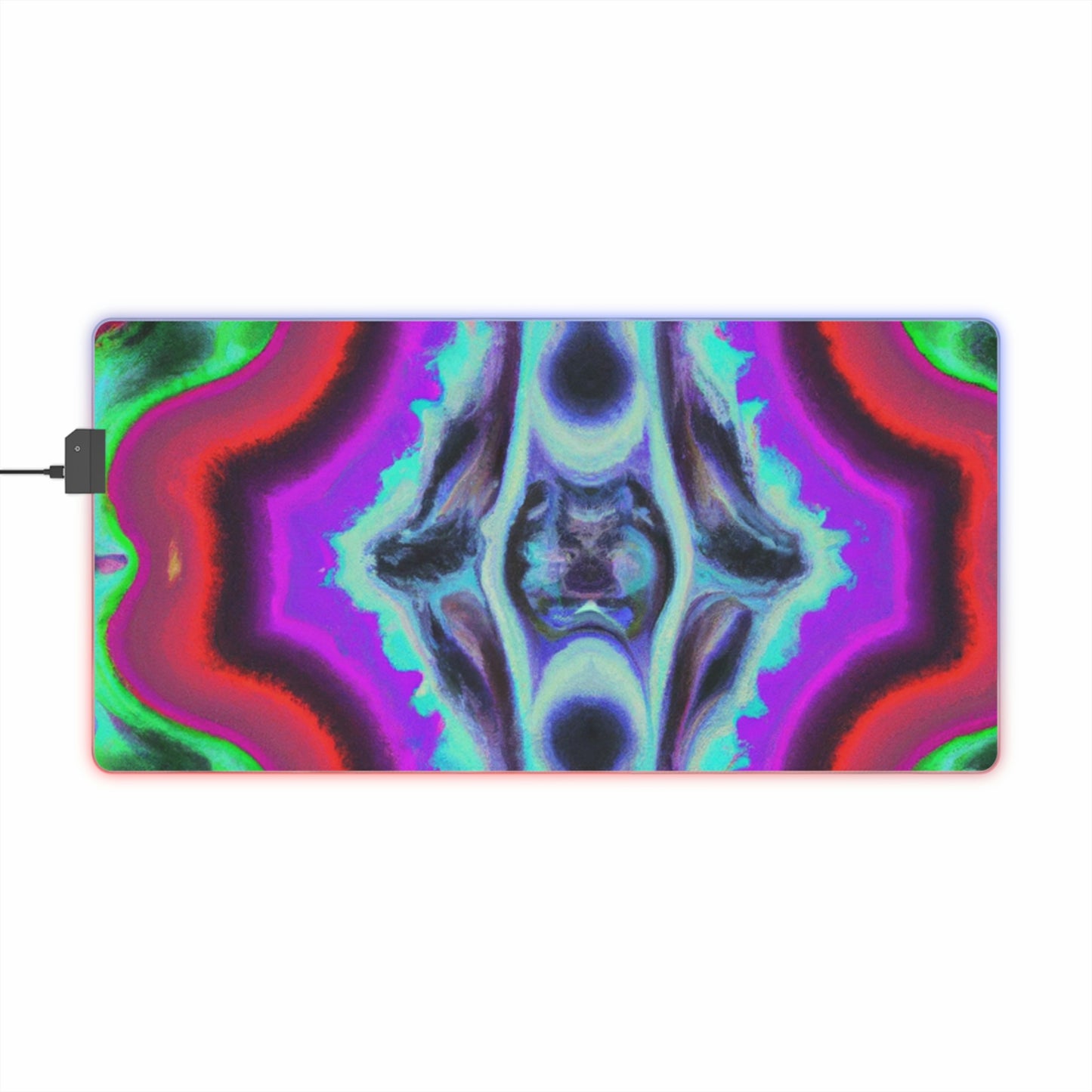 Sparky Saltypants - Psychedelic Trippy LED Light Up Gaming Mouse Pad