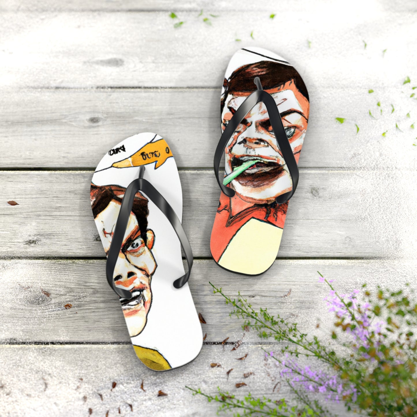 Sproosh Swiftly - Comics Collector Flip Flop Beach Sandals