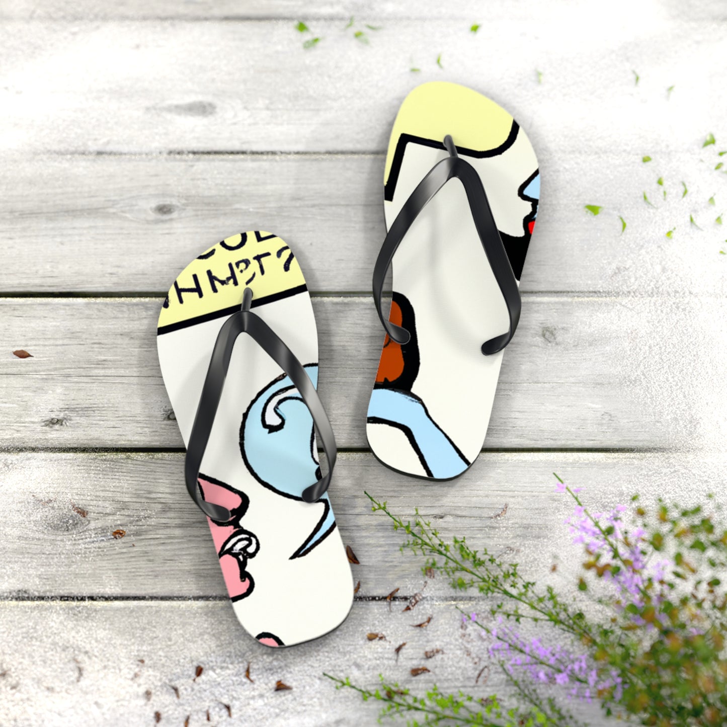 Astra Galaxia - Comics Collector Flip Flop Beach Sandals