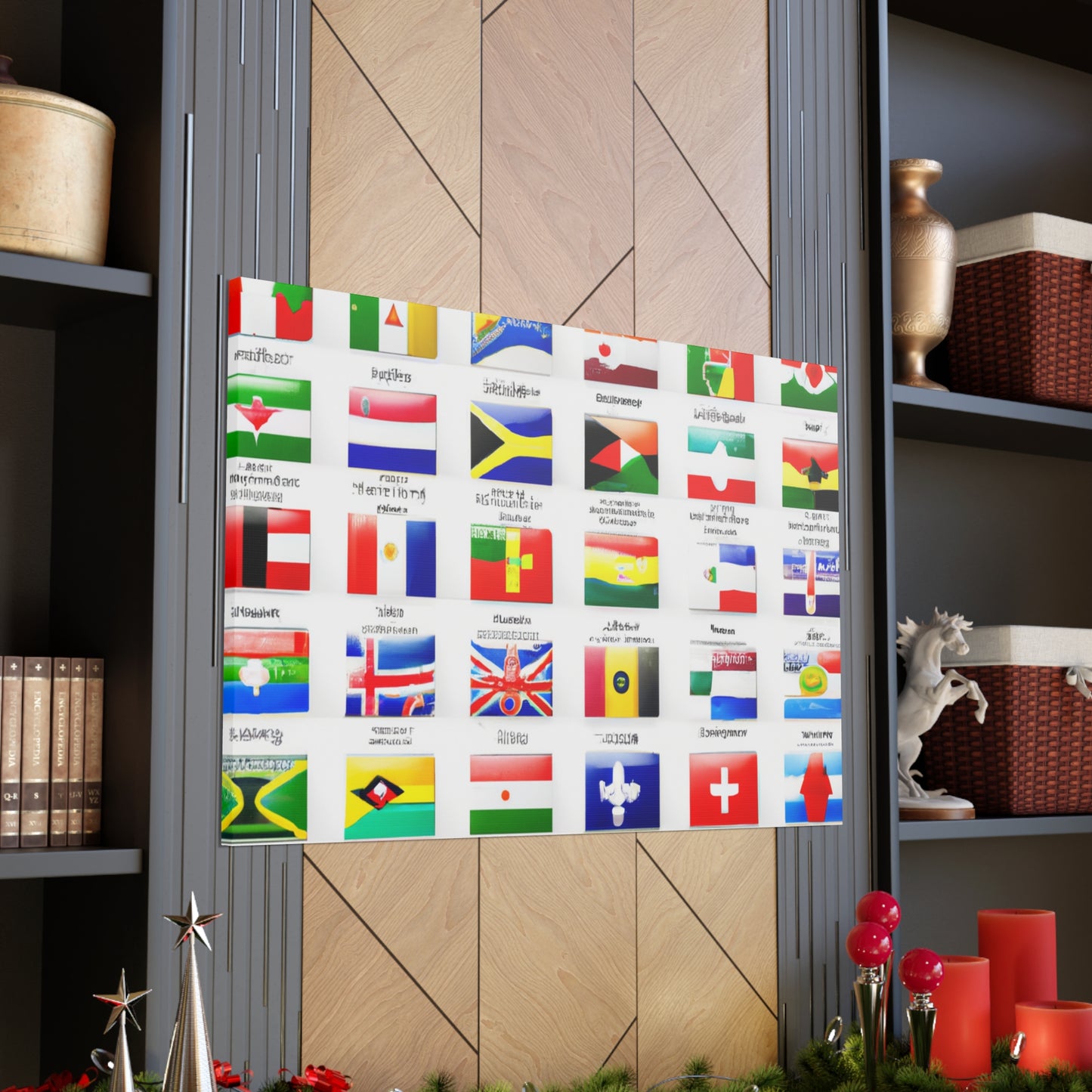 William Portis - Flags Of The World Canvas Wall Art