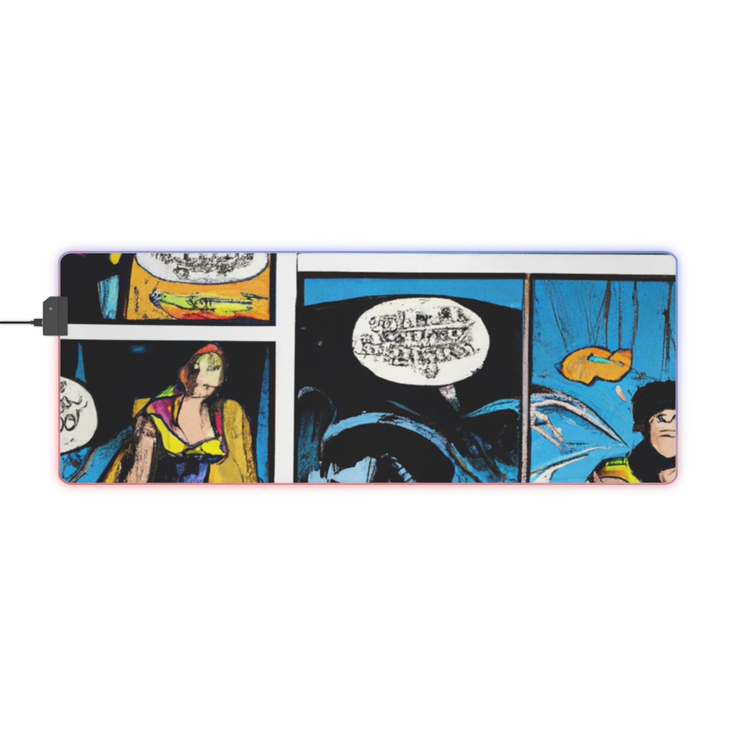 Jimmy "The Flash" Baxter - Comic Book Collector LED Light Up Gaming Mouse Pad