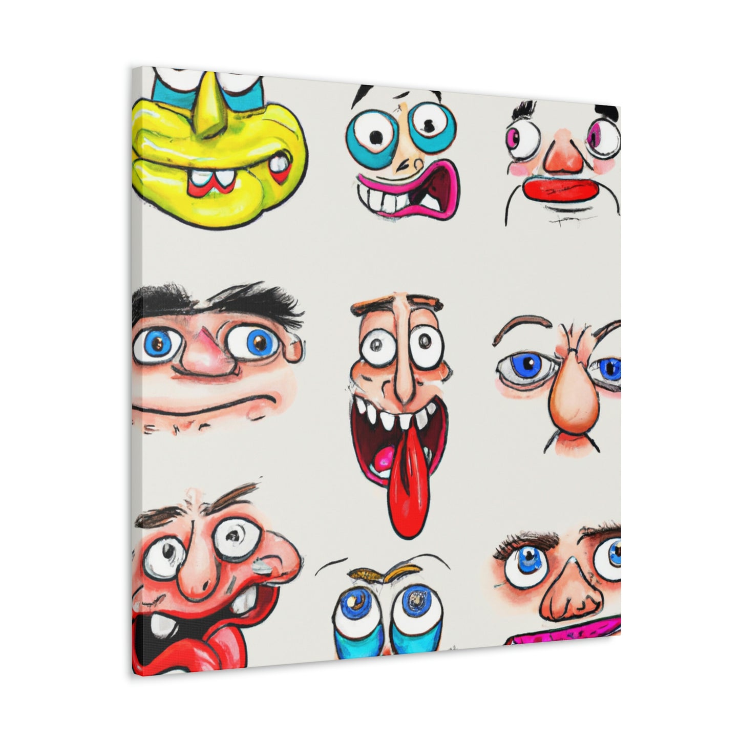 Edgaria Fairweave - Cartoon Collector Canvas Wall Art