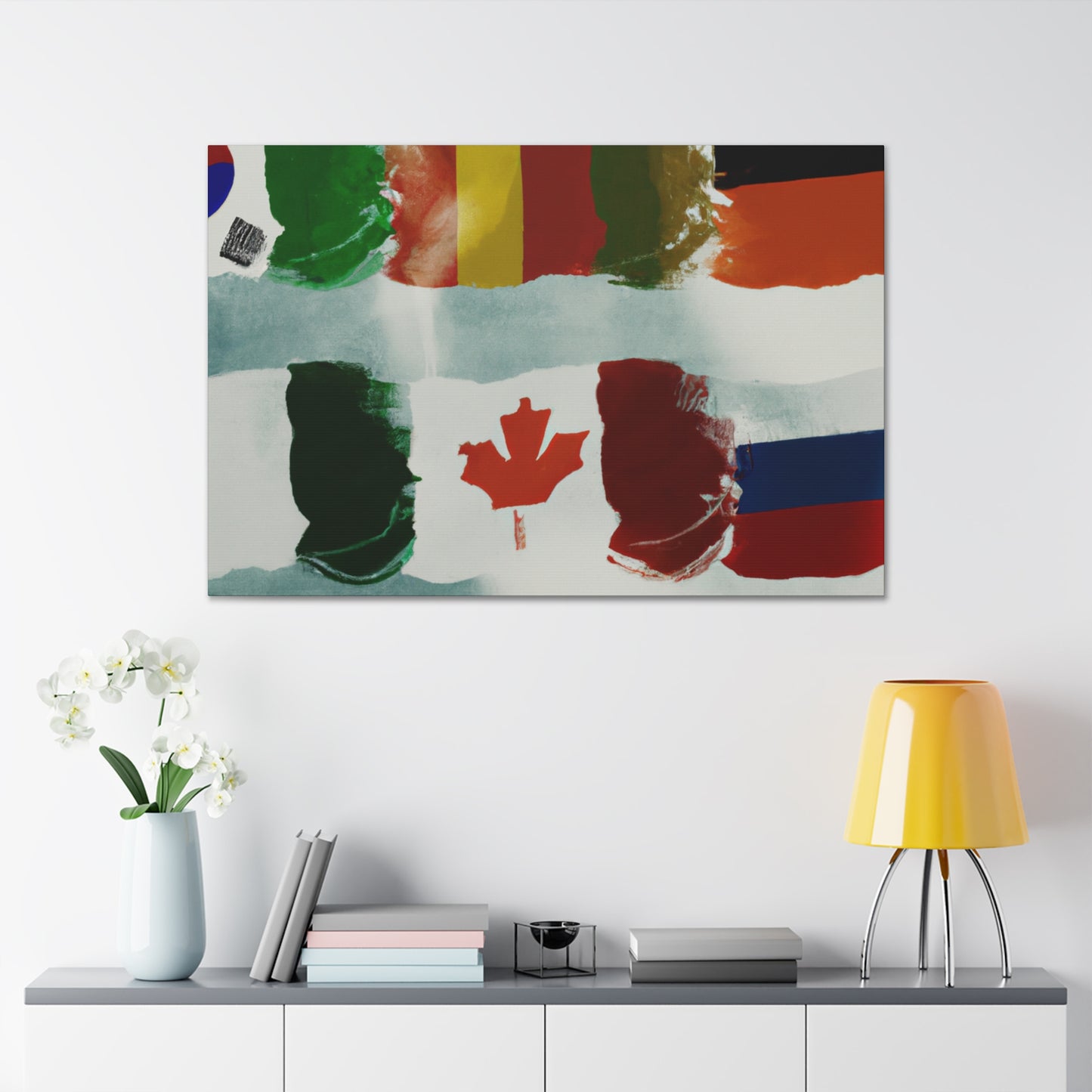 Emilie Banning-Gray - Flags Of The World Canvas Wall Art