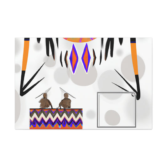 Watoka the Wise - Native American Indian Canvas Wall Art