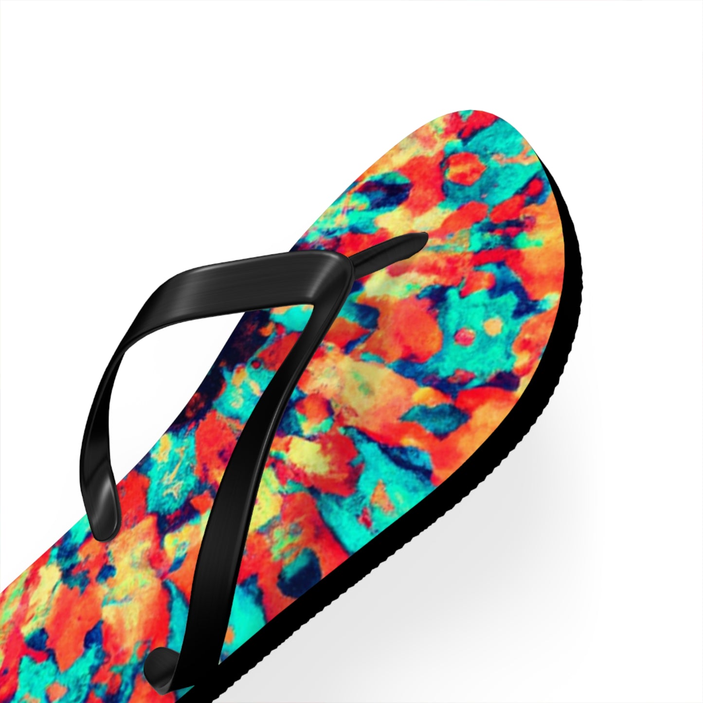 Ebeneezer Footman. - Psychedelic Trippy Flip Flop Beach Sandals