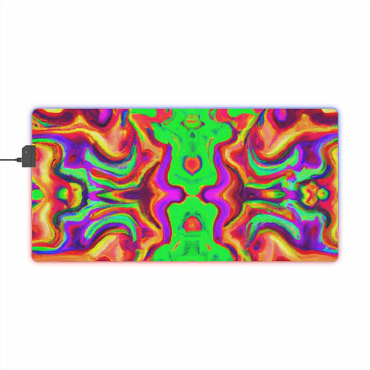 Bucky Blitzendroid - Psychedelic Trippy LED Light Up Gaming Mouse Pad