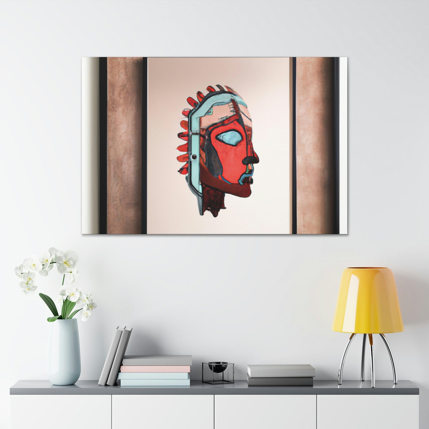 Gokdyahe Heequa (Strong Elk) - Native American Indian Canvas Wall Art