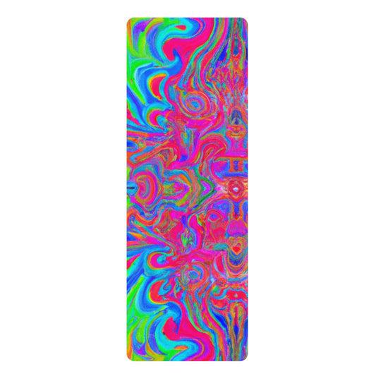 Amari Lakshmi - Psychedelic Yoga Exercise Workout Mat - 24″ x 68"