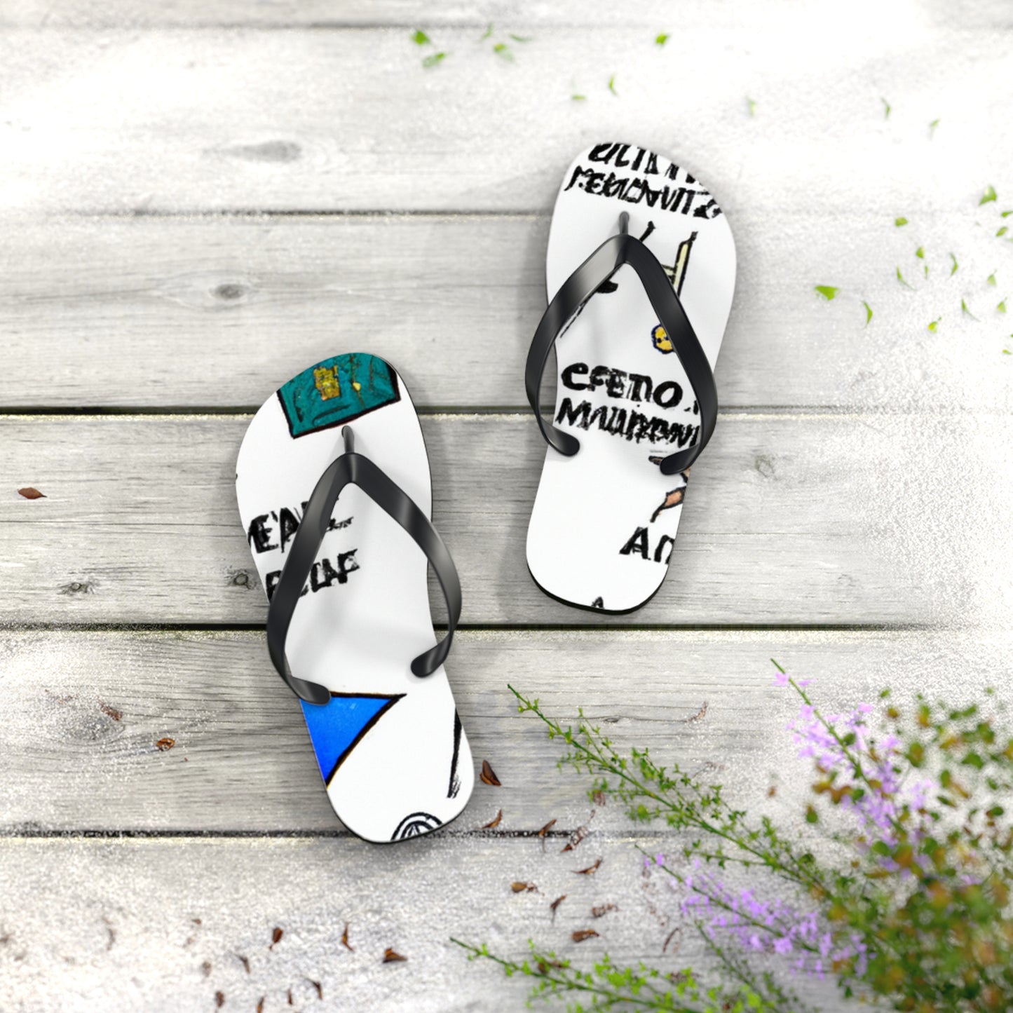 Suzy Supernova - Comics Collector Flip Flop Beach Sandals