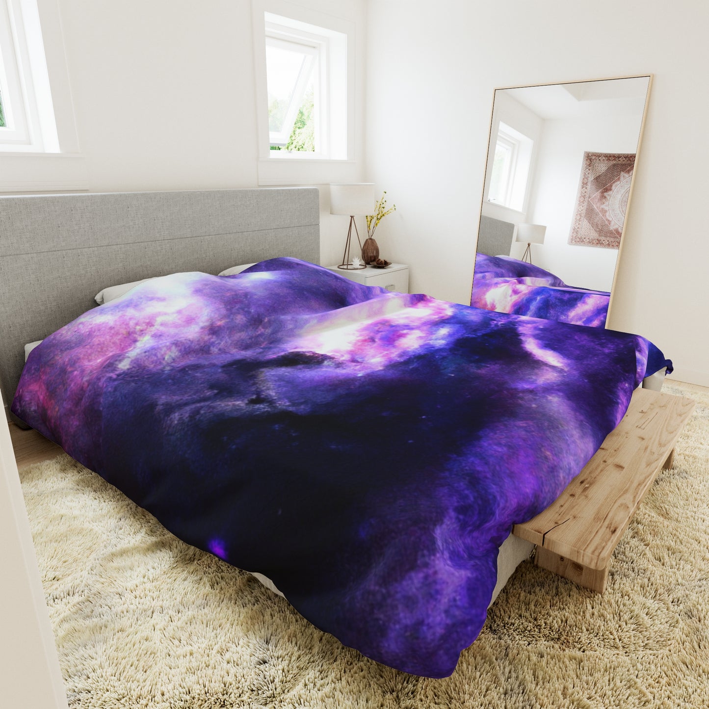 The Dream of a Lifetime: Sylvia Starstruck - Astronomy Duvet Bed Cover