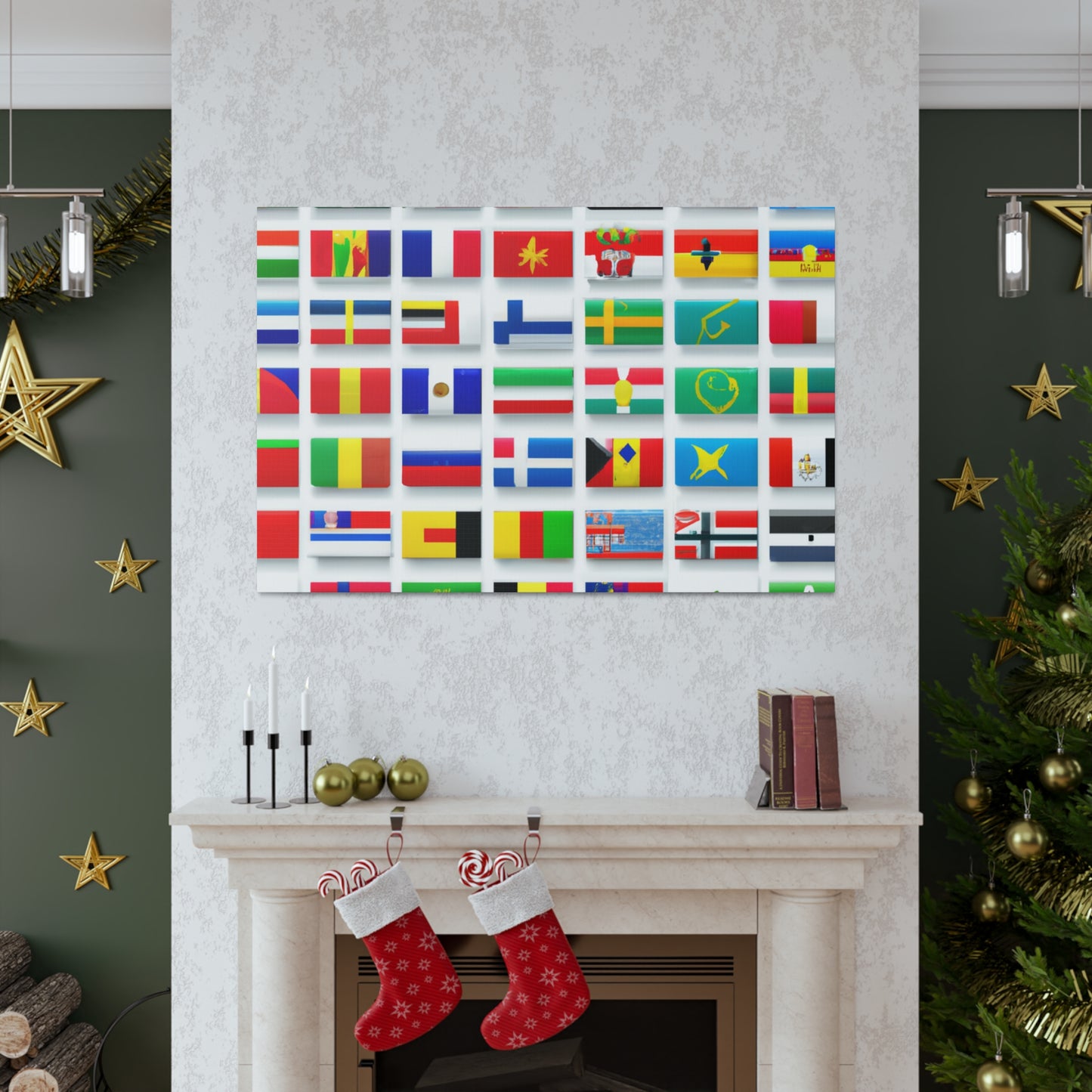 's name

John Bellamy Wilson - Flags Of The World Canvas Wall Art