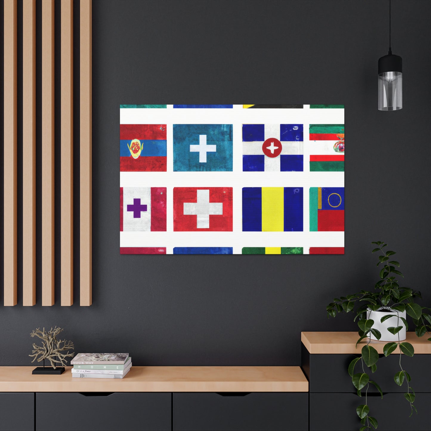 .

Josephine Pengelly - Flags Of The World Canvas Wall Art