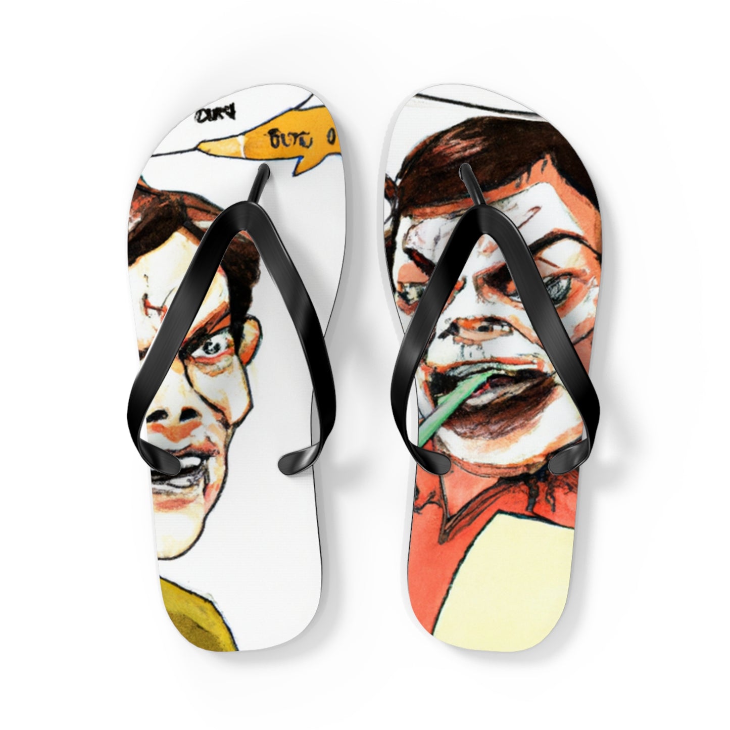 Sproosh Swiftly - Comics Collector Flip Flop Beach Sandals