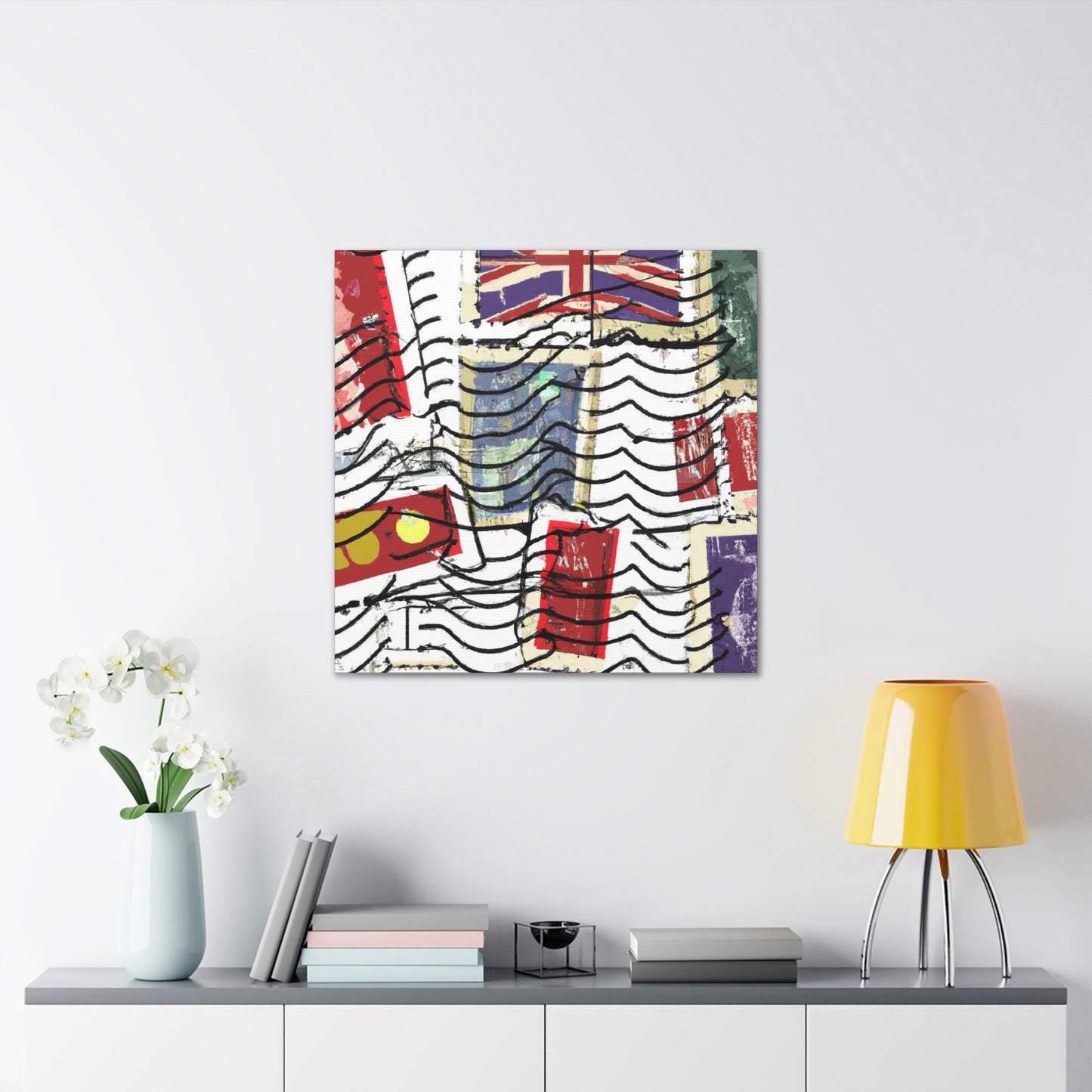 Global Greetings Stamp Collection - Canvas