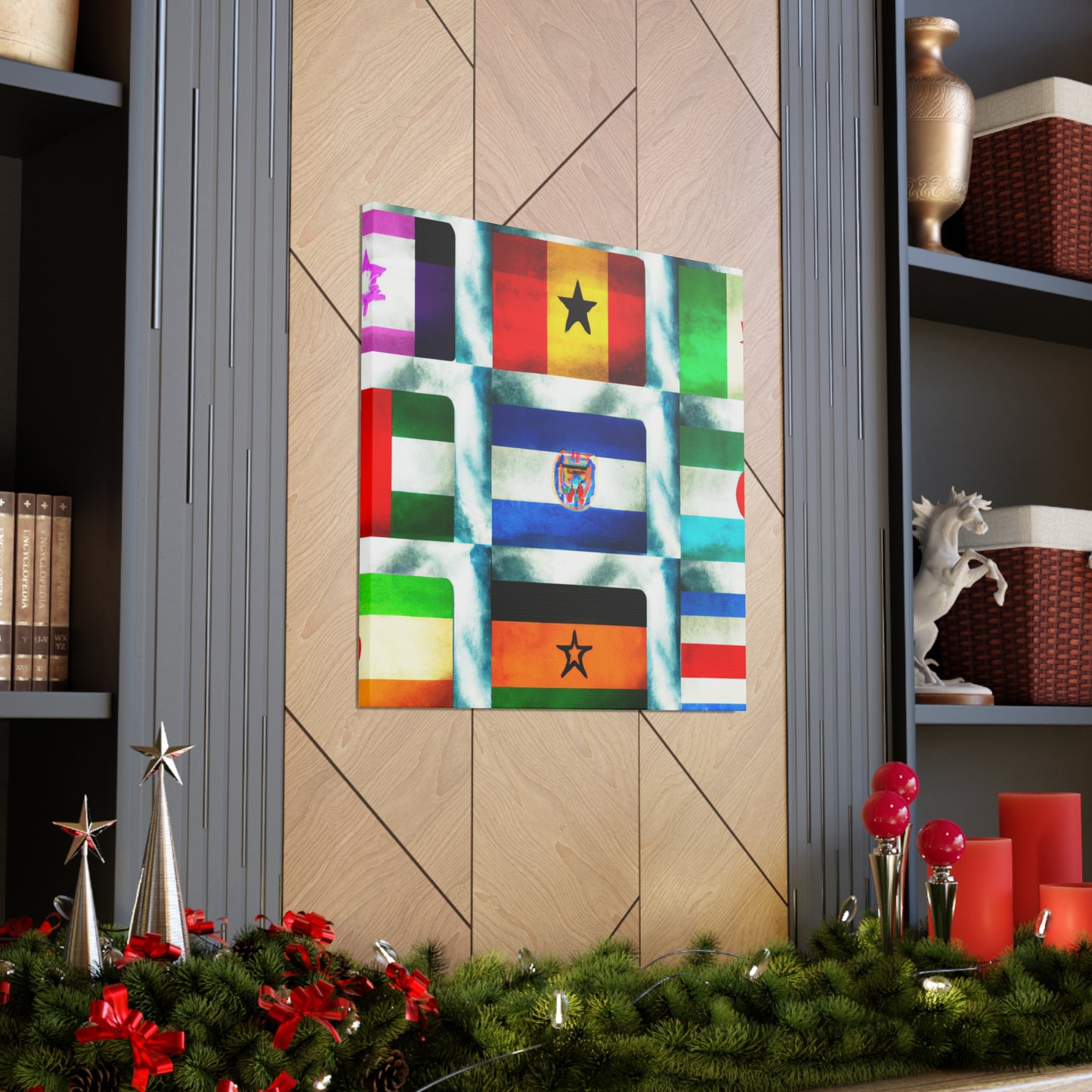 Mary Bunting-Smith - Flags Of The World Canvas Wall Art