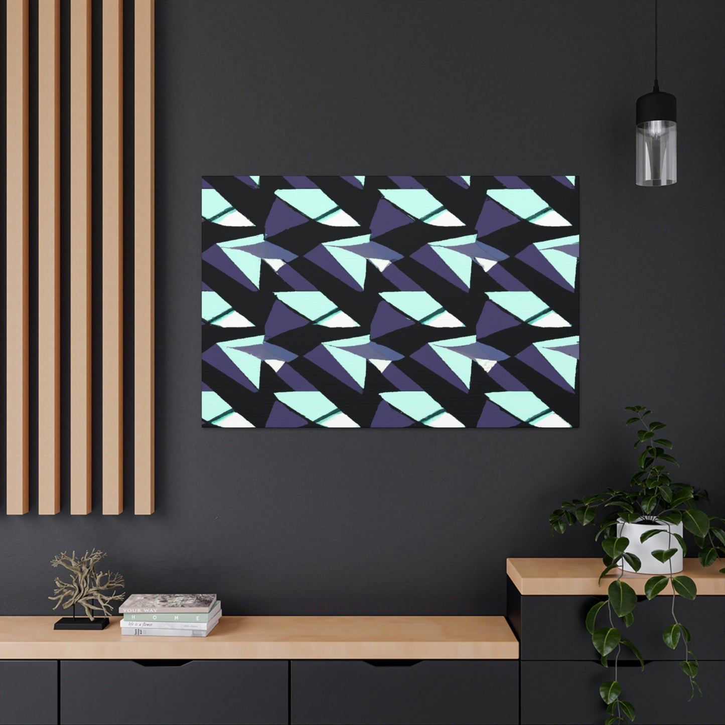 Ezra Bentley - Geometric Canvas Wall Art