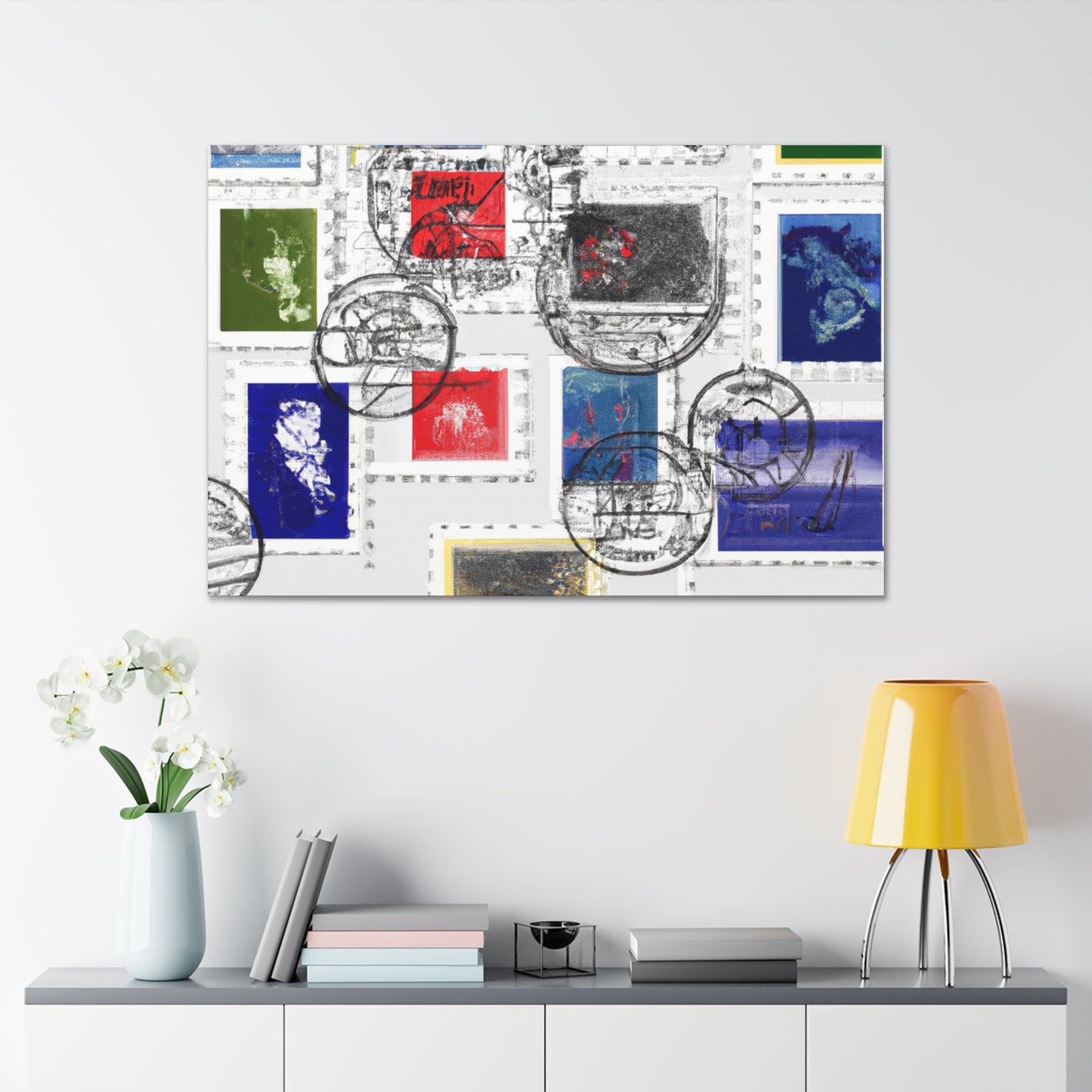 Forever Global Stamps - Postage Stamp Collector Canvas Wall Art