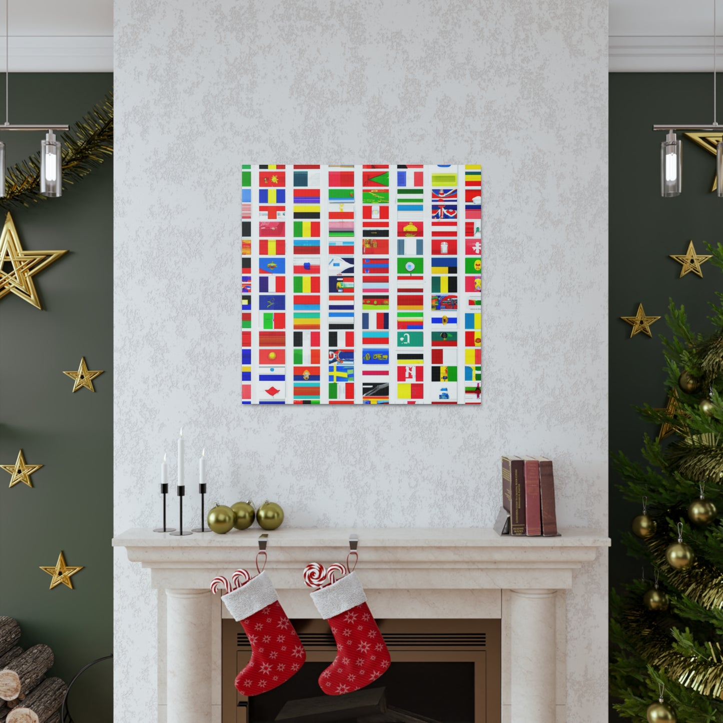 John Gable, Flag Designer - Flags Of The World Canvas Wall Art