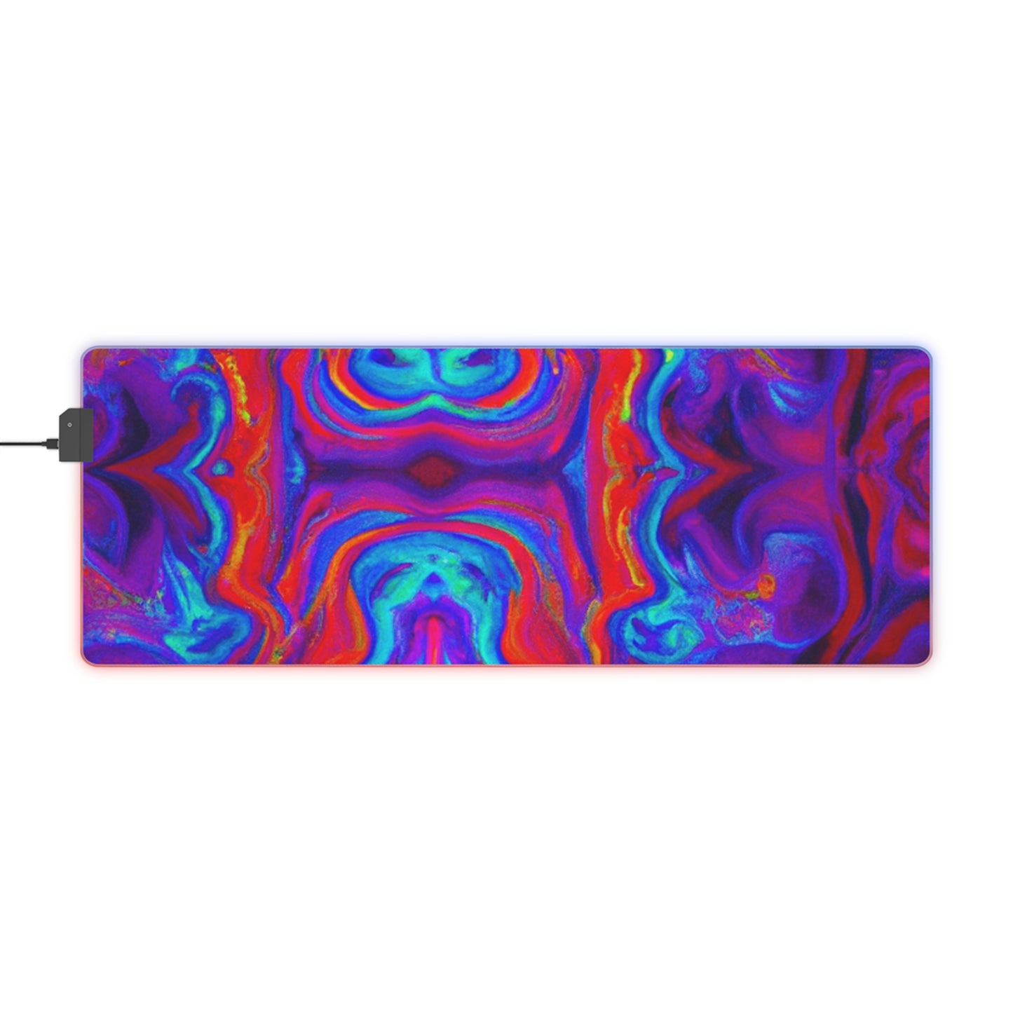 Franklin "Fritz" Finley - Psychedelic Trippy LED Light Up Gaming Mouse Pad