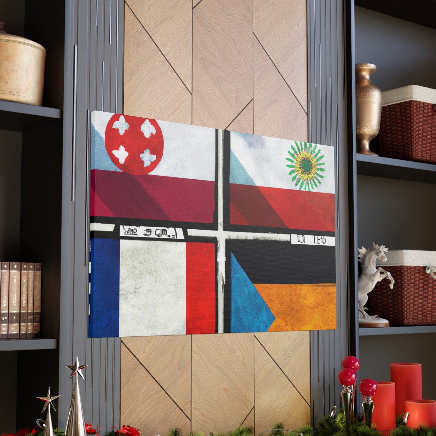 Charlotte Carey, Flag Maker of the 1800s. - Flags Of The World Canvas Wall Art