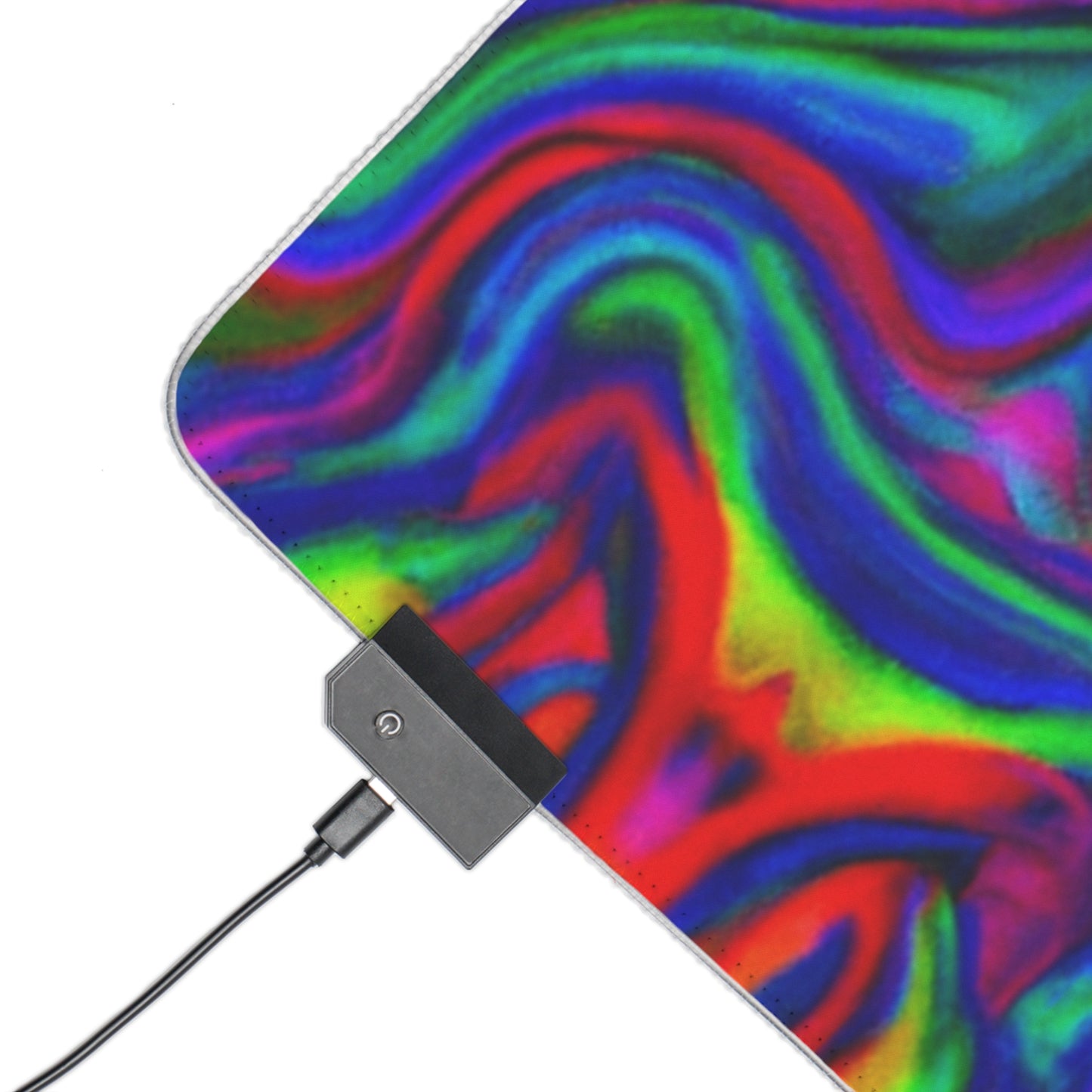 Ricky Rockett - Psychedelic Trippy LED Light Up Gaming Mouse Pad