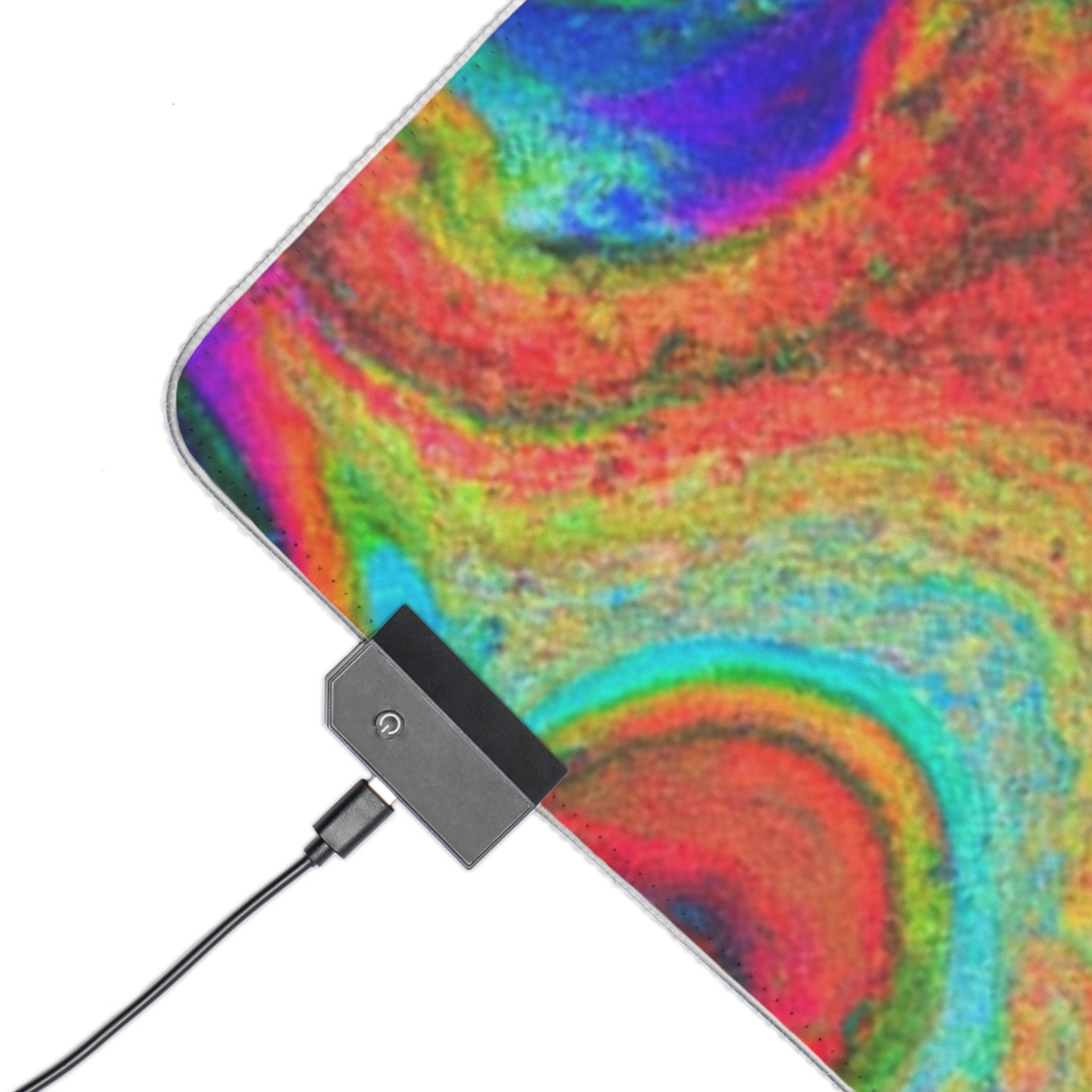 Jasper Punchyford - Psychedelic Trippy LED Light Up Gaming Mouse Pad