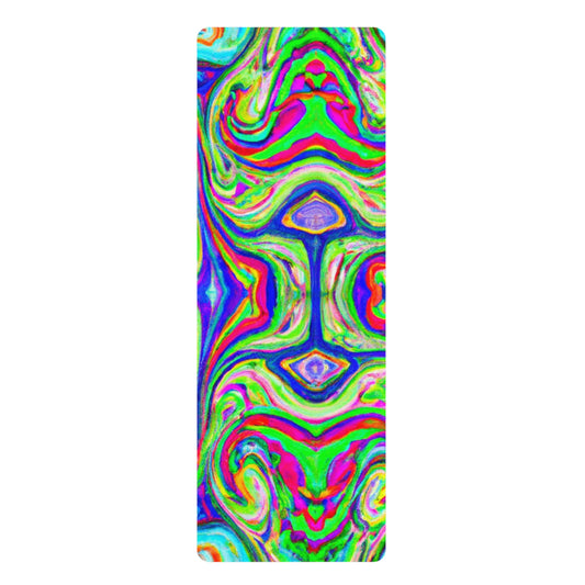 Ravi Shankar Prasad - Psychedelic Yoga Exercise Workout Mat - 24″ x 68"