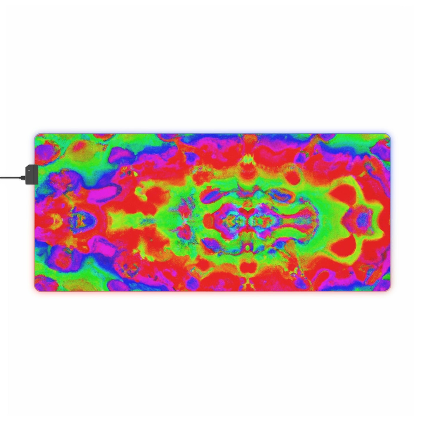 Sgt. Rocket Sullivan - Psychedelic Trippy LED Light Up Gaming Mouse Pad