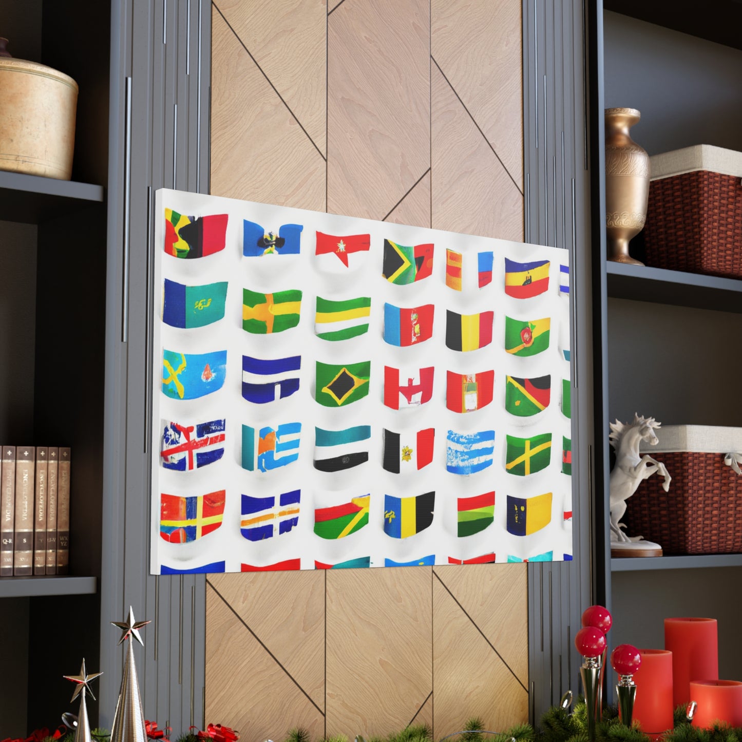 Isabella Rawlingson - Flags Of The World Canvas Wall Art