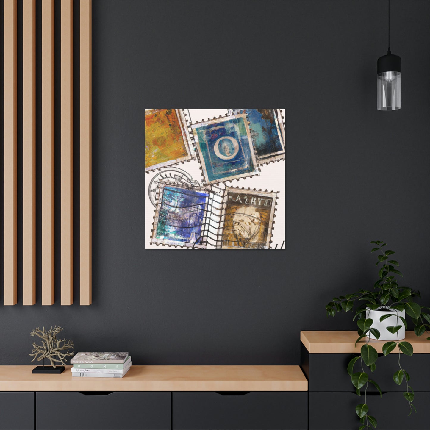 International Endangered Species Series - Postage Stamp Collector Canvas Wall Art
