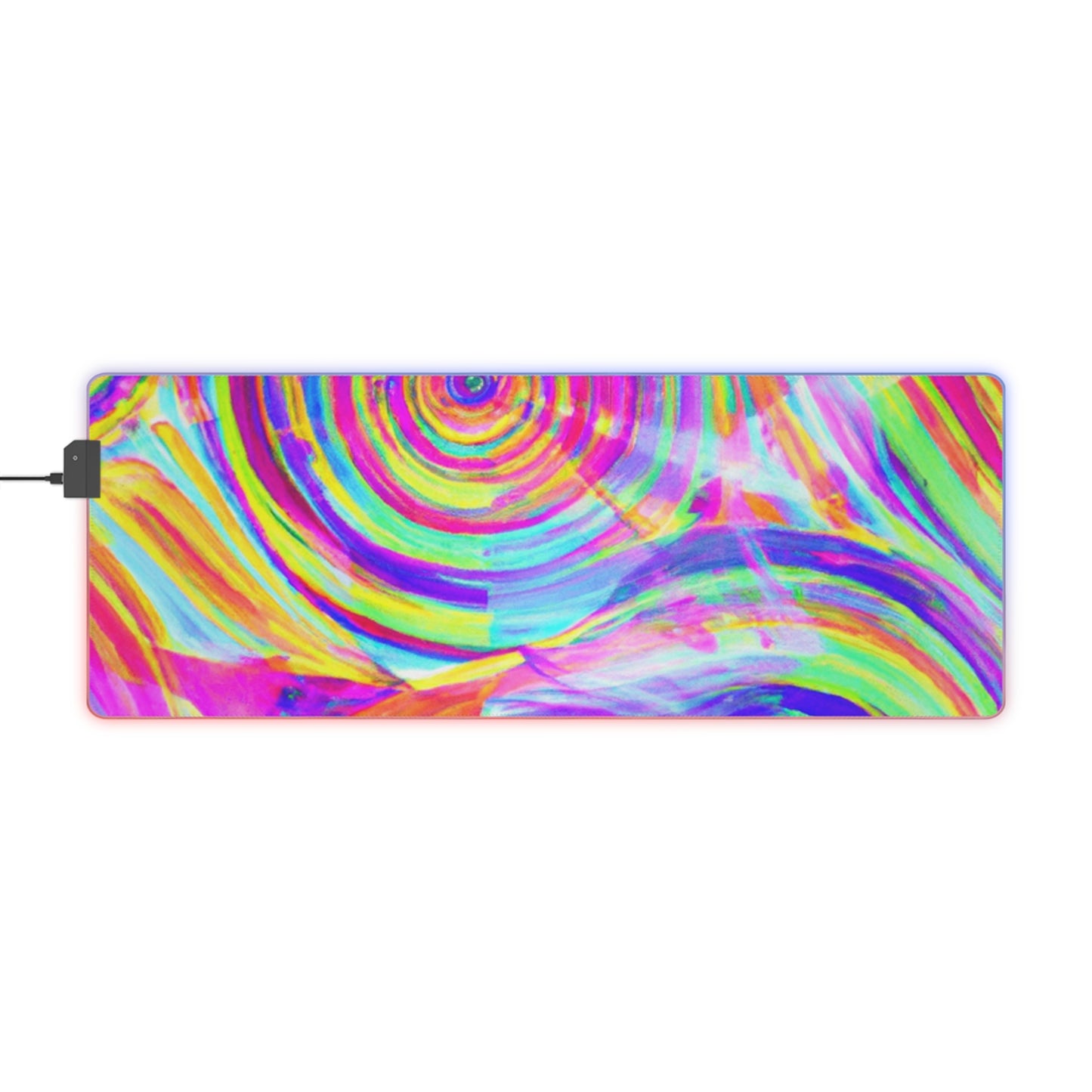 Rocko Robot - Psychedelic Trippy LED Light Up Gaming Mouse Pad