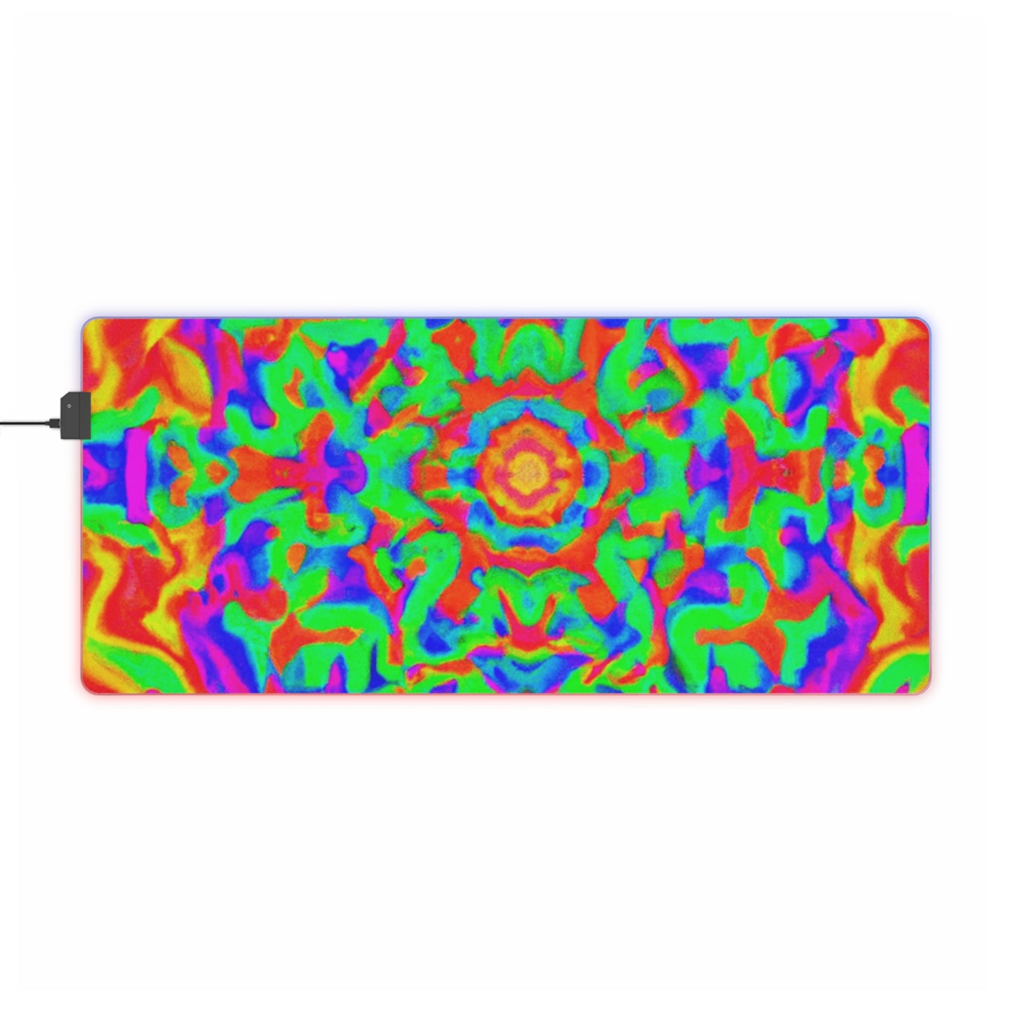 Studs McKenzie - Psychedelic Trippy LED Light Up Gaming Mouse Pad