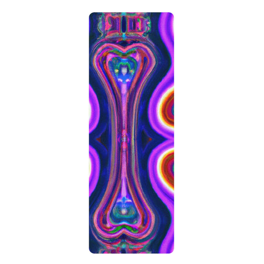 Omkar Rajiv - Psychedelic Yoga Exercise Workout Mat - 24″ x 68"