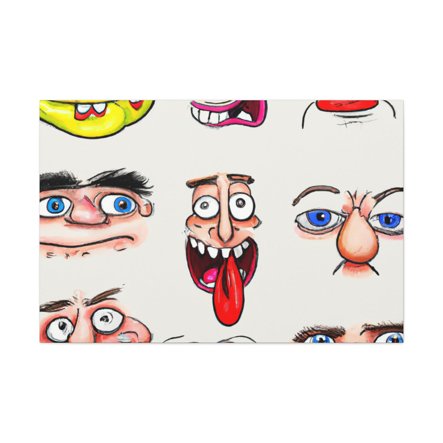 Edgaria Fairweave - Cartoon Collector Canvas Wall Art