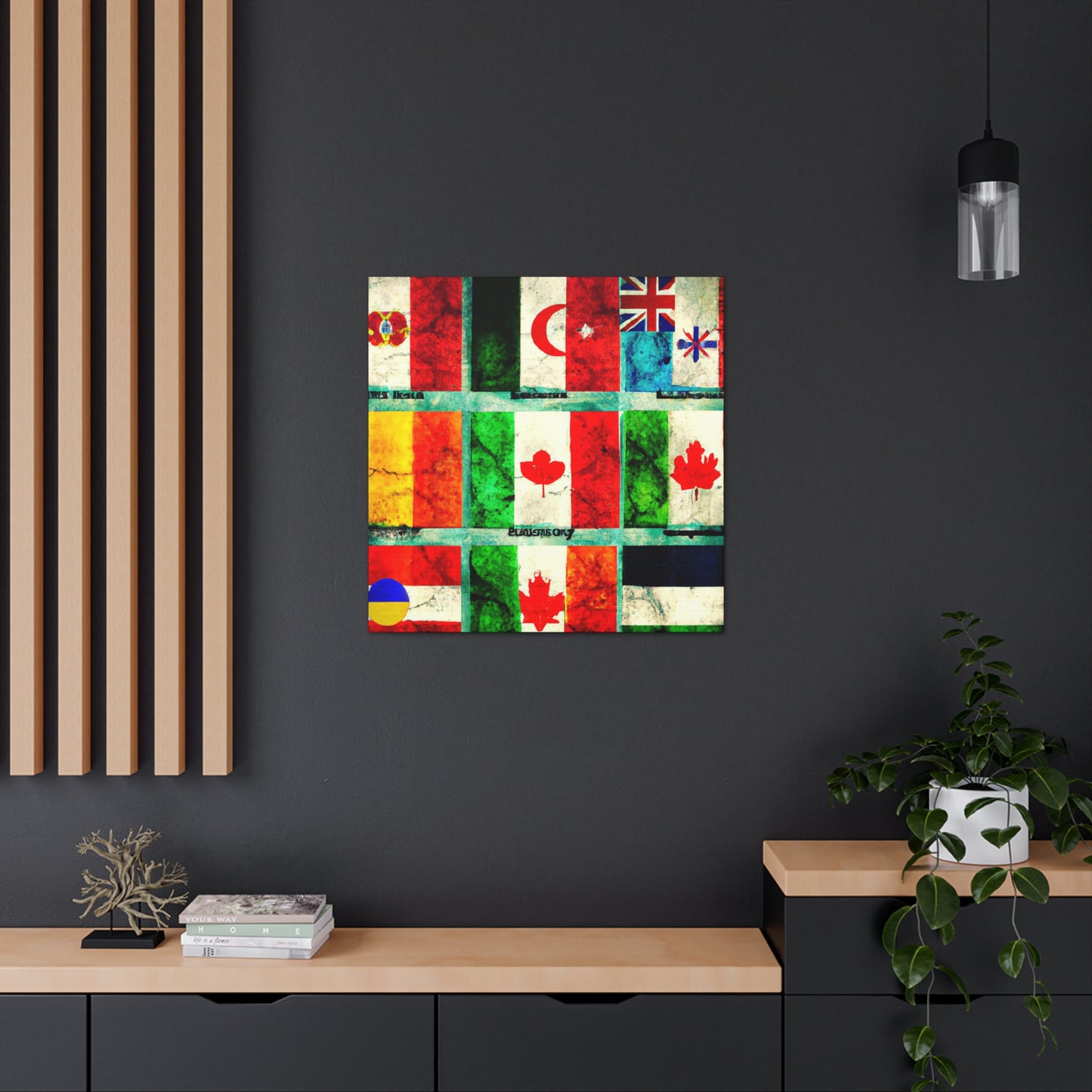 William Grandy (1810–1899) - Flags Of The World Canvas Wall Art