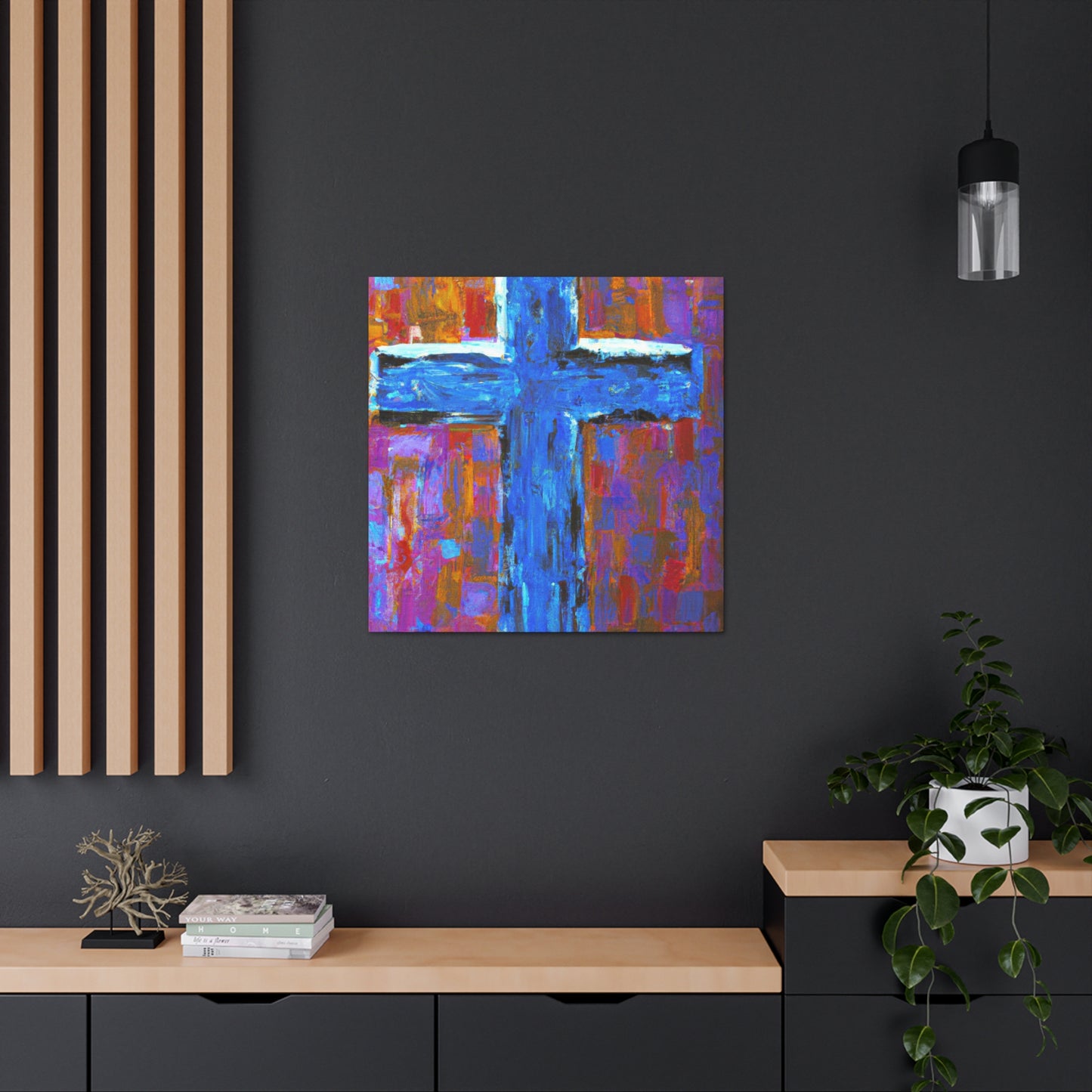 1 John 3:16 - Canvas Wall Art