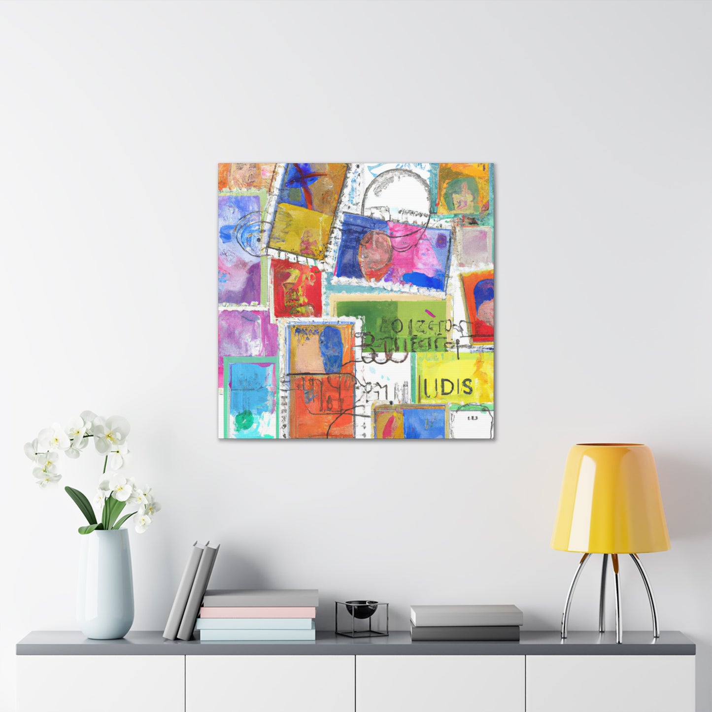 Global Heritage Stamps - Postage Stamp Collector Canvas Wall Art