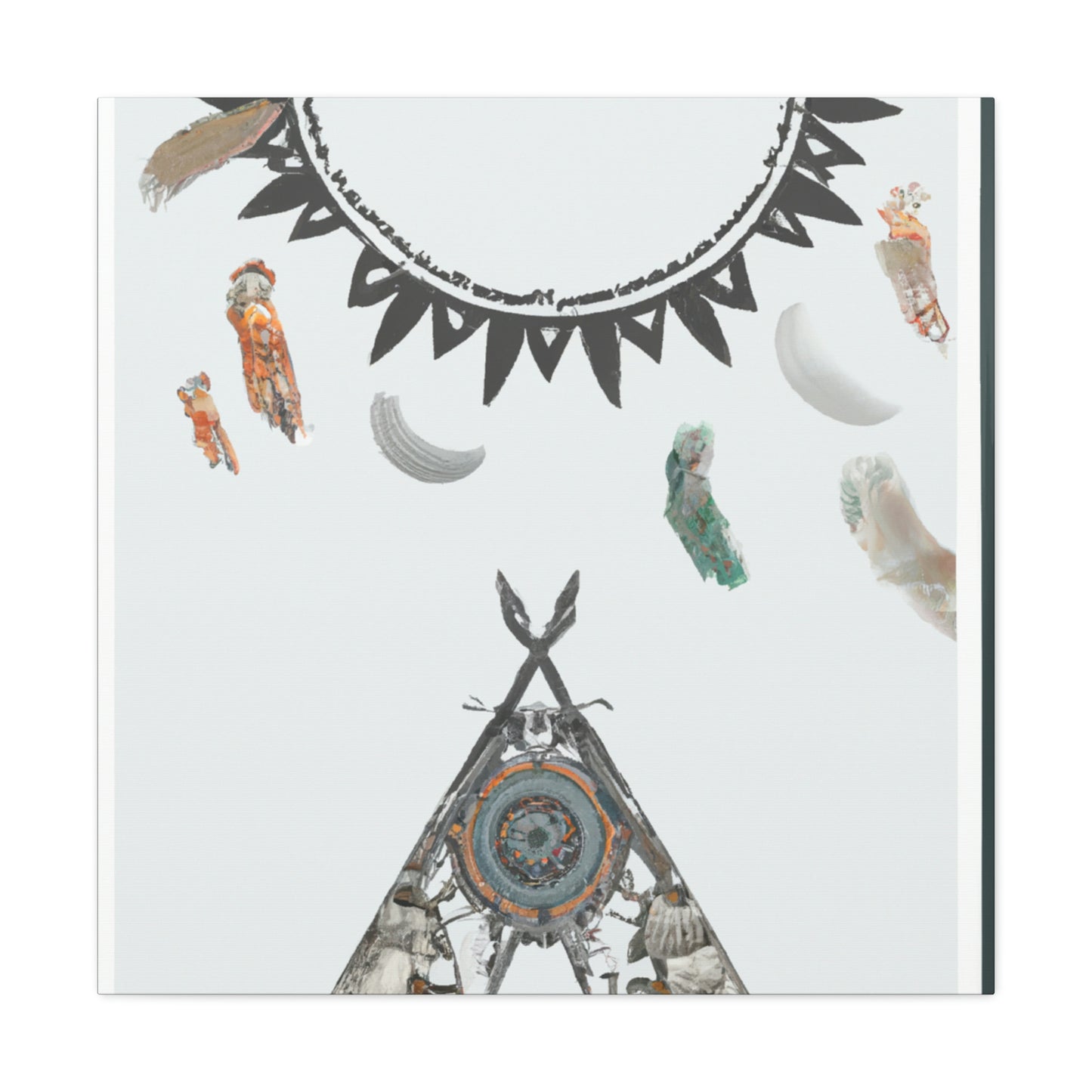 Sacajawea Redfeather - Native American Indian Canvas Wall Art